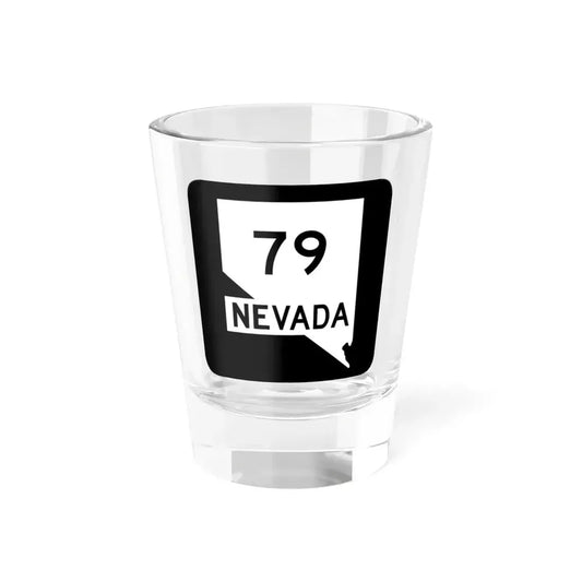 Nevada 79 (Nevada) (Road Sign) Shot Glass 1.5oz 1.5oz - Go Mug Yourself