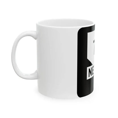 Nevada 79 (Nevada) (Road Sign) White Coffee Mug - Go Mug Yourself