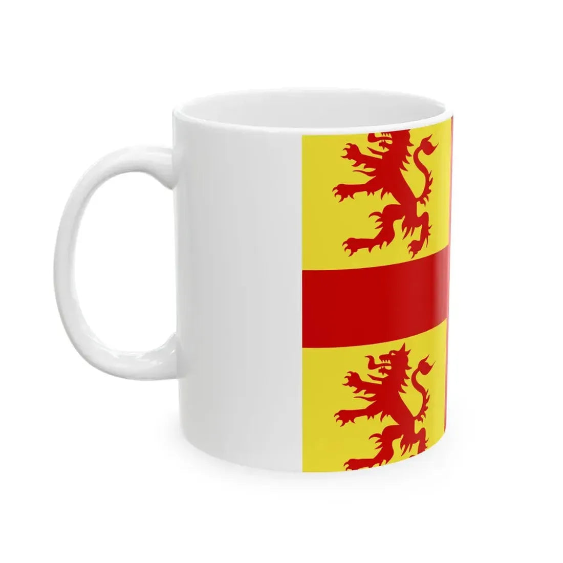 Nevele vlag (Belgium) White Coffee Mug - Go Mug Yourself
