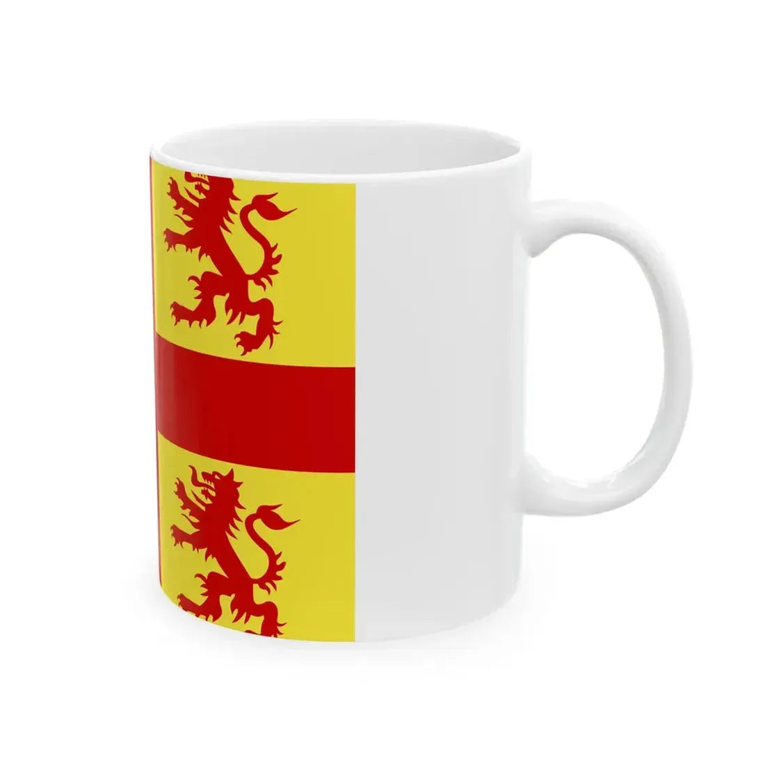 Nevele vlag (Belgium) White Coffee Mug - Go Mug Yourself