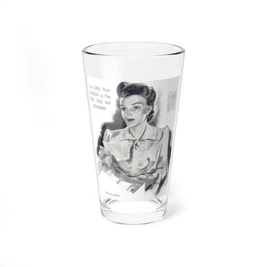 Never a One for Her (2), Woman and Home (British), September 1943 (Magazine Illustration) Pint Glass 16oz 16oz - Go Mug Yourself