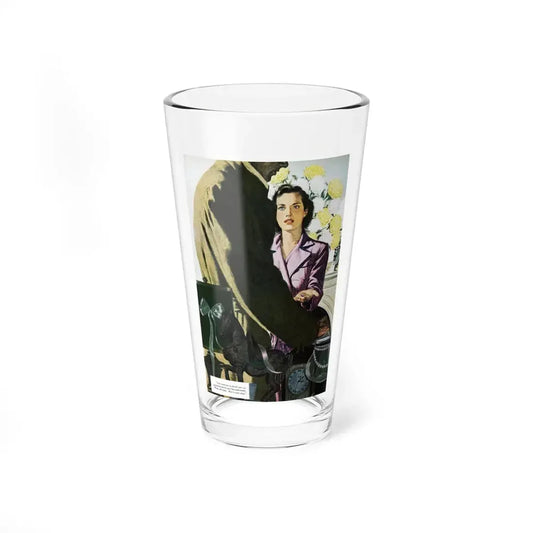 Never Another Love (Pt. 1), Redbook, October 1948 (Magazine Illustration) Pint Glass 16oz 16oz - Go Mug Yourself