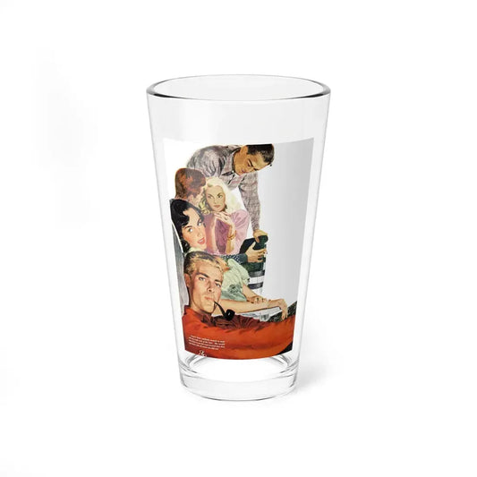 Never Another Love (Pt. 3), Redbook, December 1948 (Magazine Illustration) Pint Glass 16oz 16oz - Go Mug Yourself