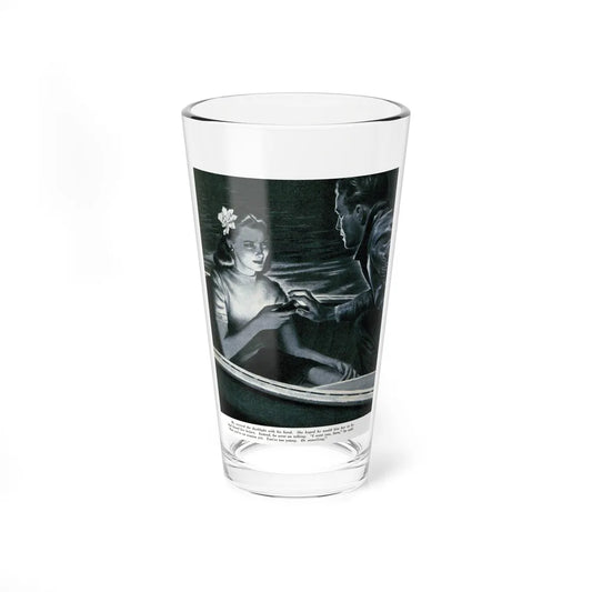 Never Be Sorry, Redbook, April 1944 (Magazine Illustration) Pint Glass 16oz 16oz - Go Mug Yourself