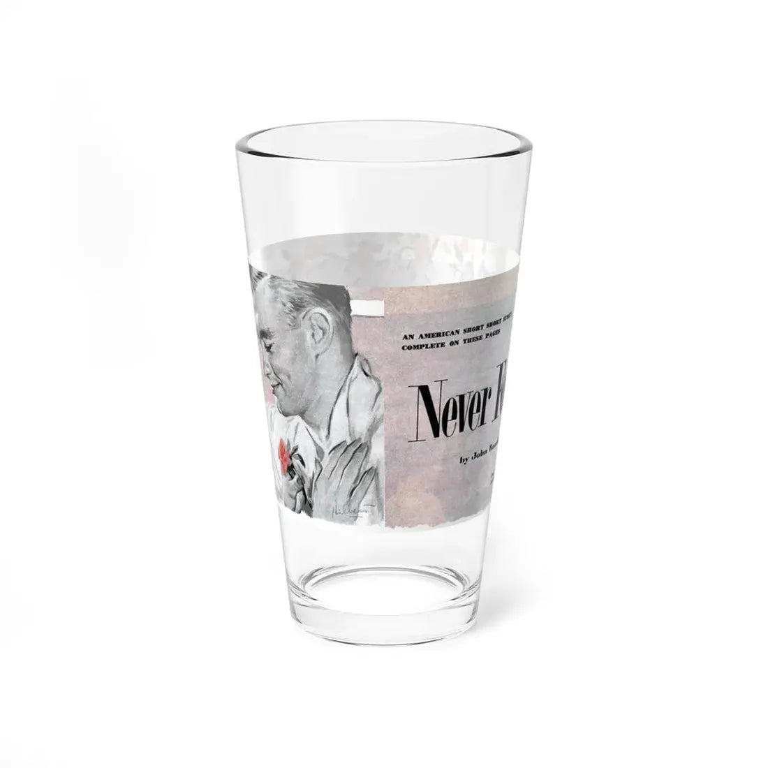 Never Forget, The American Magazine, January 1953 (Magazine Illustration) Pint Glass 16oz - Go Mug Yourself