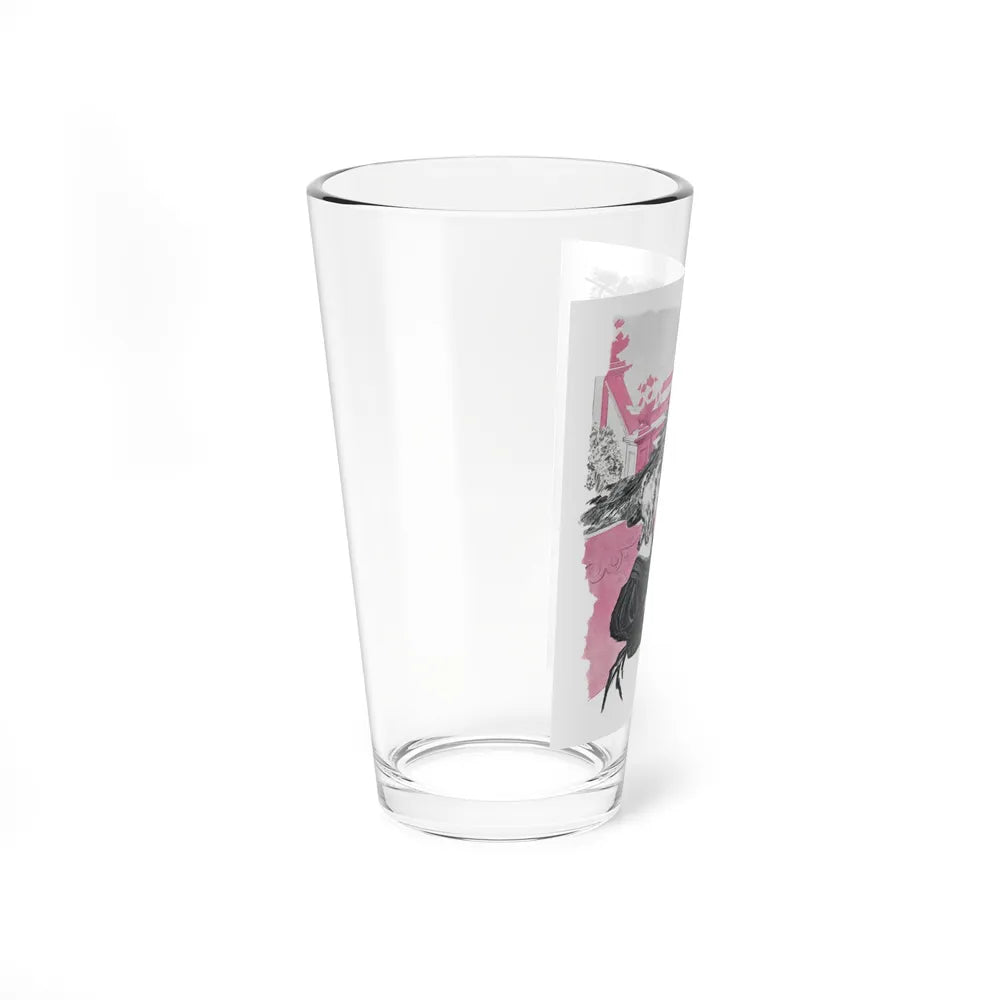 Never Look Back by Robert Blake (1), Woman's Illustrated magazine, 1958 (Magazine Illustration) Pint Glass 16oz-Go Mug Yourself