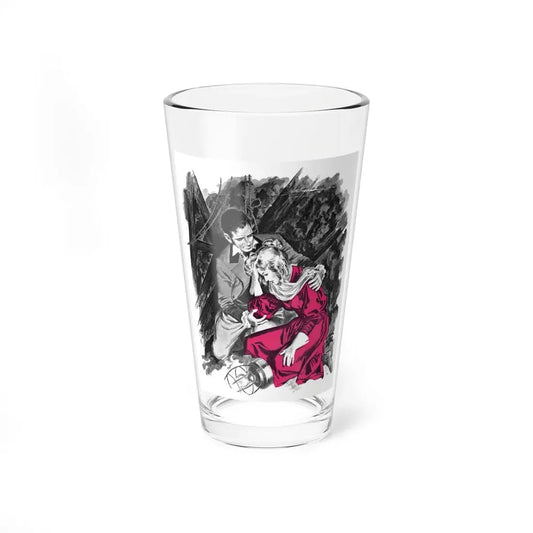 Never Look Back by Robert Blake (3), Woman's Illustrated magazine, 1958 (Magazine Illustration) Pint Glass 16oz 16oz - Go Mug Yourself