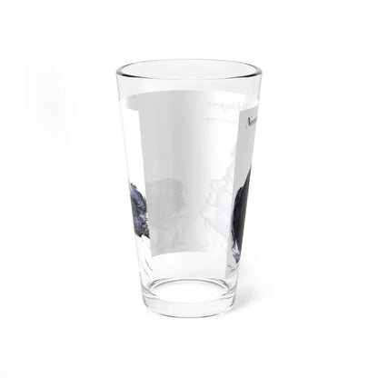 Never Push a Pekingese, Woman's Day, April 1957 (Magazine Illustration) Pint Glass 16oz - Go Mug Yourself