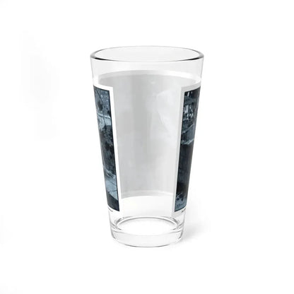 Never Talk to Strangers (2), Redbook, December 1932 (Magazine Illustration) Pint Glass 16oz - Go Mug Yourself
