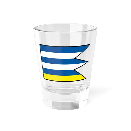 Neverice Zlate Moravce Flag (Slovakia) Shot Glass 1.5oz 1.5oz - Go Mug Yourself