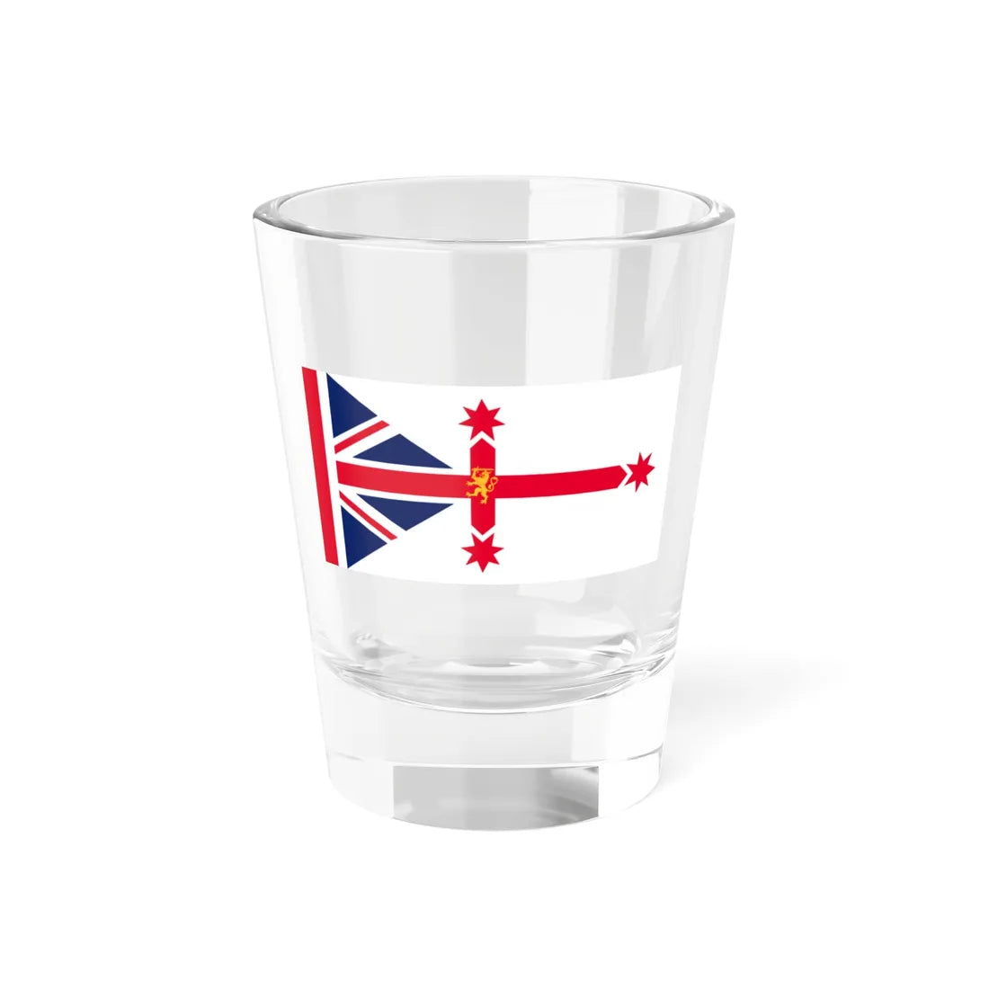 New England Australia Flag Ian Johnston Proposal (Australia) Shot Glass 1.5oz 1.5oz - Go Mug Yourself