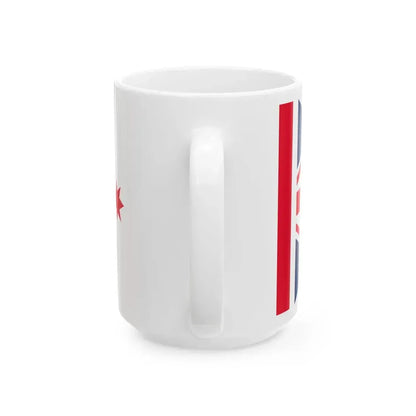 New England Australia Flag Ian Johnston Proposal (Australia) White Coffee Mug - Go Mug Yourself
