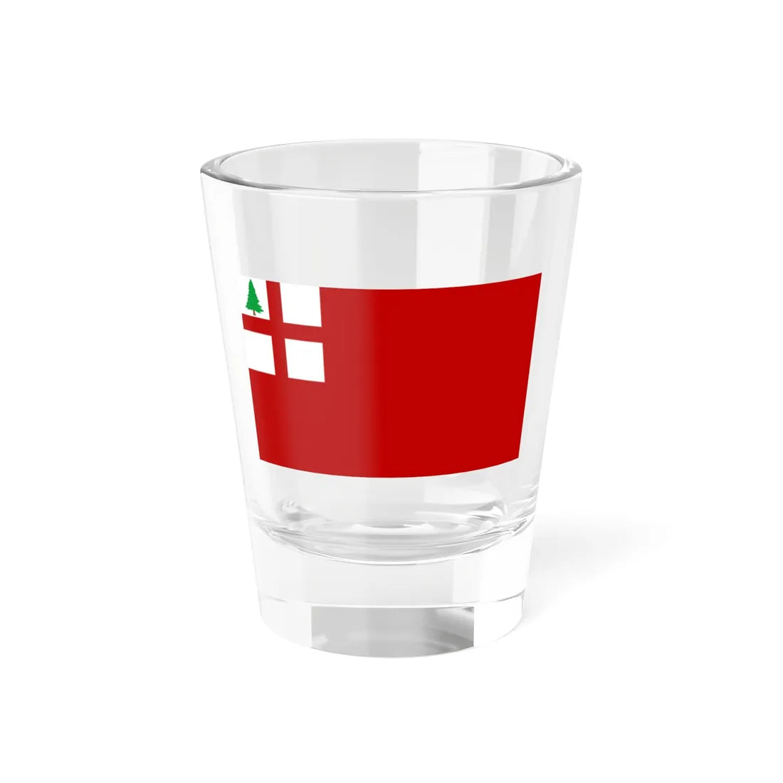 New England combo flag (United States) Shot Glass 1.5oz 1.5oz - Go Mug Yourself