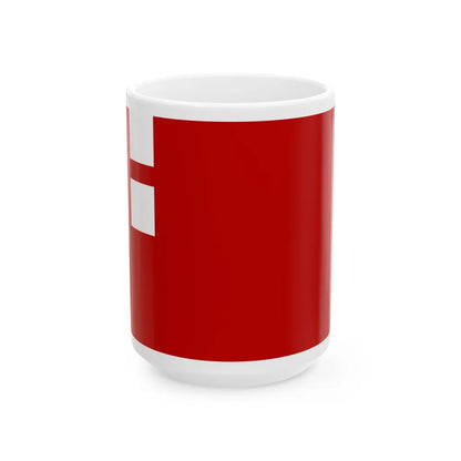New England combo flag (United States) White Coffee Mug 15oz - Go Mug Yourself