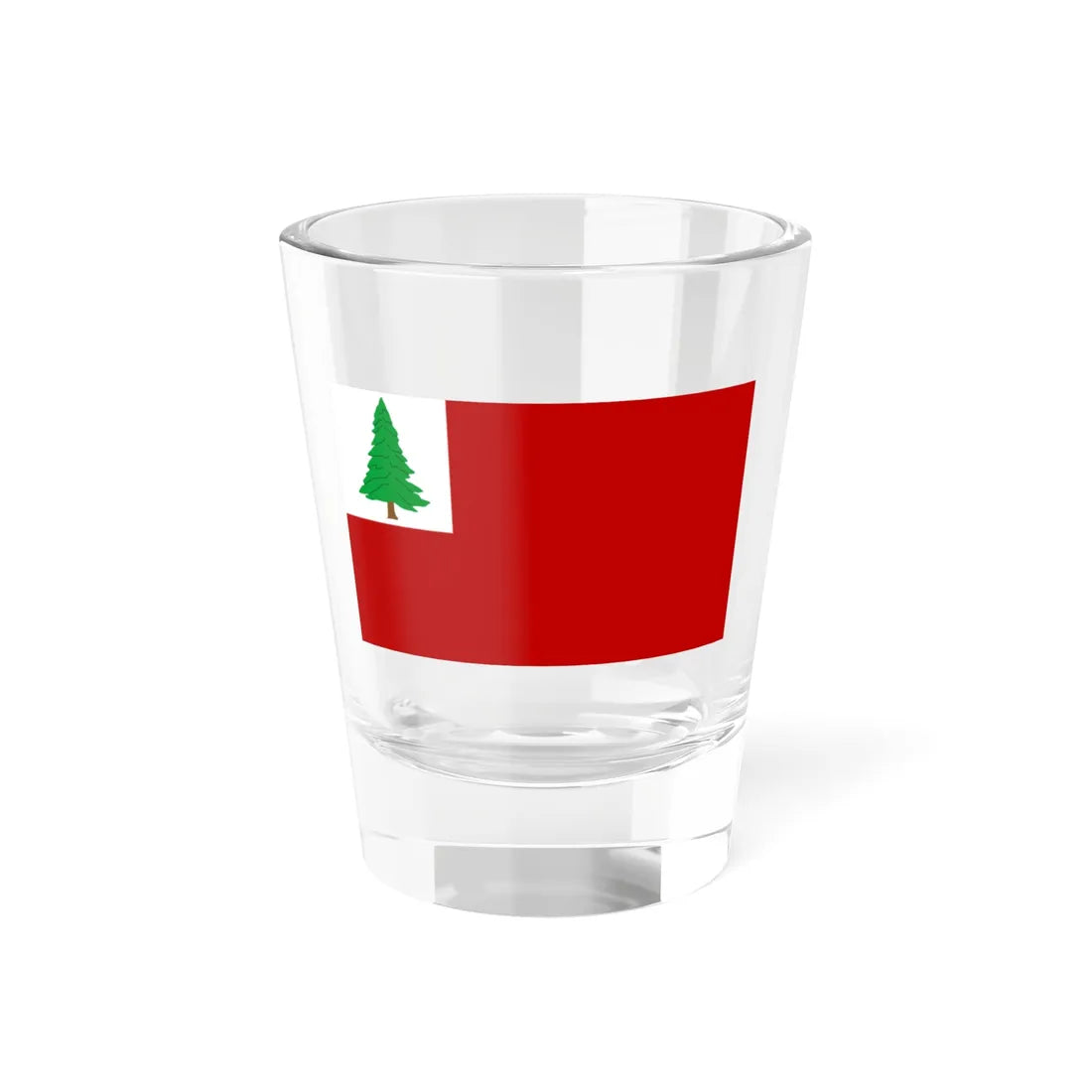 New England pine flag (United States) Shot Glass 1.5oz 1.5oz - Go Mug Yourself