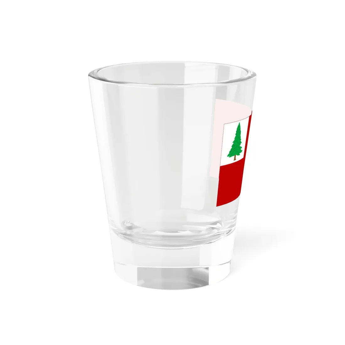 New England pine flag (United States) Shot Glass 1.5oz - Go Mug Yourself