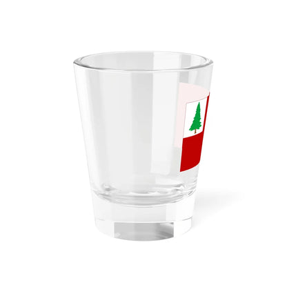 New England pine flag (United States) Shot Glass 1.5oz - Go Mug Yourself