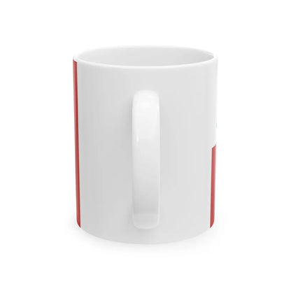 New England pine flag (United States) White Coffee Mug - Go Mug Yourself