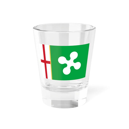 New Flag of Lombardy - project 2015 (Italy) Shot Glass 1.5oz 1.5oz - Go Mug Yourself