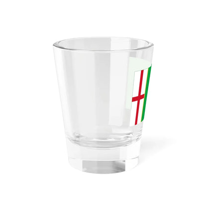 New Flag of Lombardy - project 2015 (Italy) Shot Glass 1.5oz - Go Mug Yourself