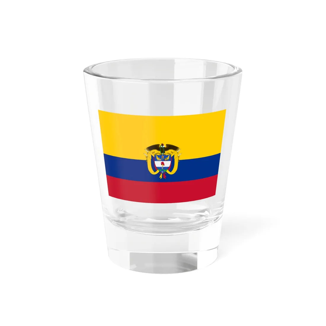New-Flag-of-the-President-of-Colombia (Colombia) Shot Glass 1.5oz - Go Mug Yourself