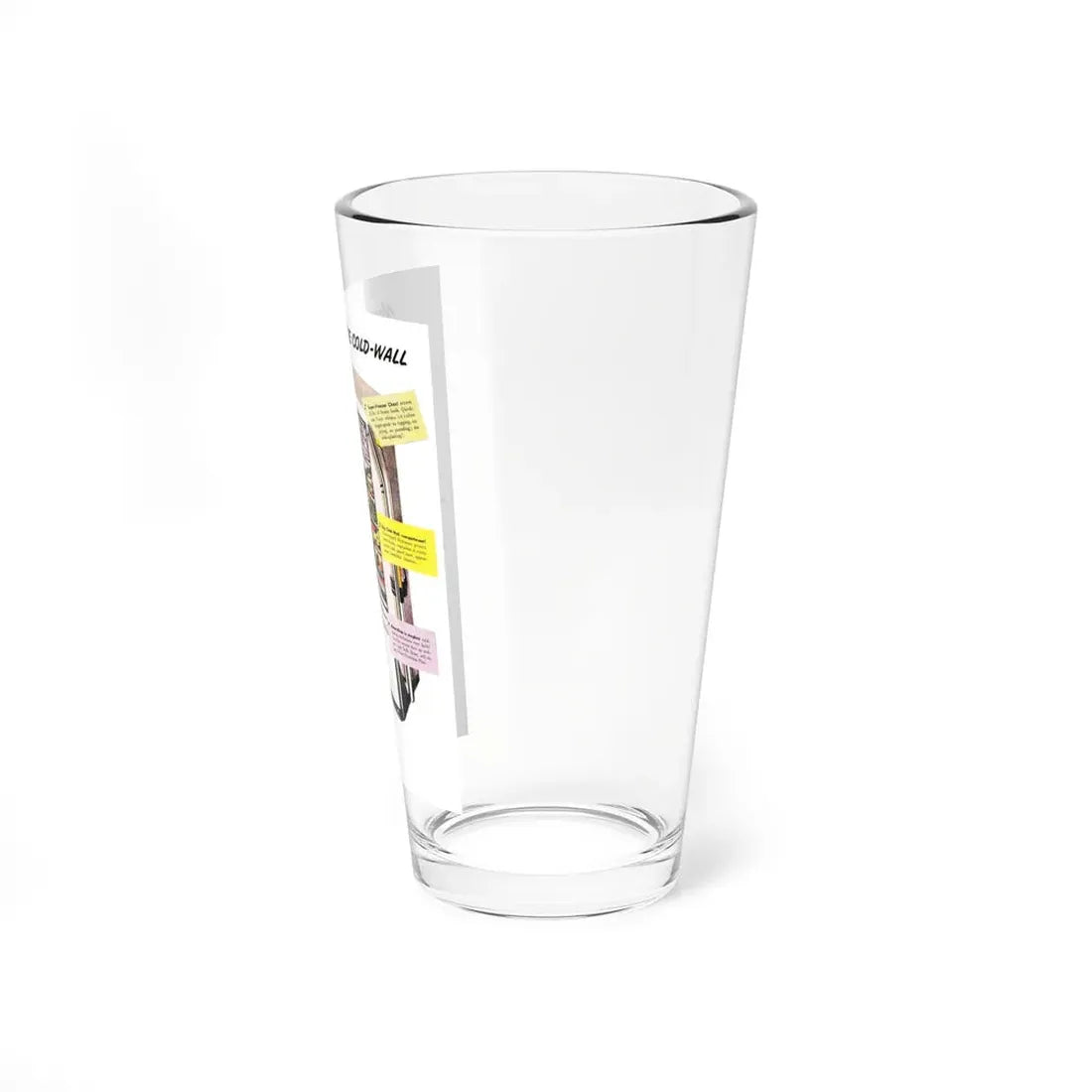 New Frigidaire Cold-Wall advt, Parent's Magazine, July 1947 (Magazine Illustration) Pint Glass 16oz - Go Mug Yourself
