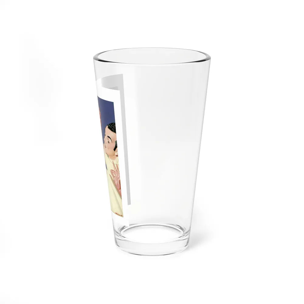 New Hairdo (Magazine Illustration) Pint Glass 16oz-Go Mug Yourself