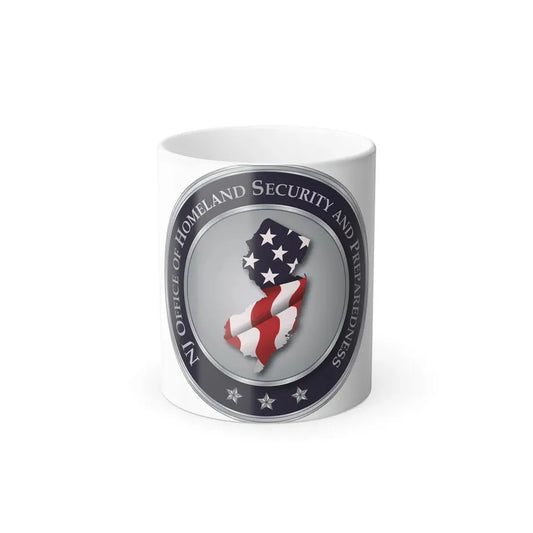 New Jersey Office of Homeland Security and Preparedness - Color Changing Coffee Mug 11oz - Go Mug Yourself