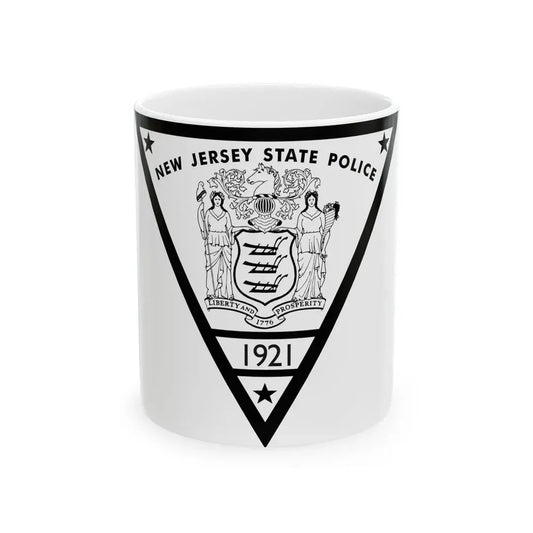 New Jersey State Police - White Coffee Mug 11oz - Go Mug Yourself