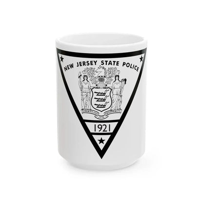 New Jersey State Police - White Coffee Mug 15oz - Go Mug Yourself