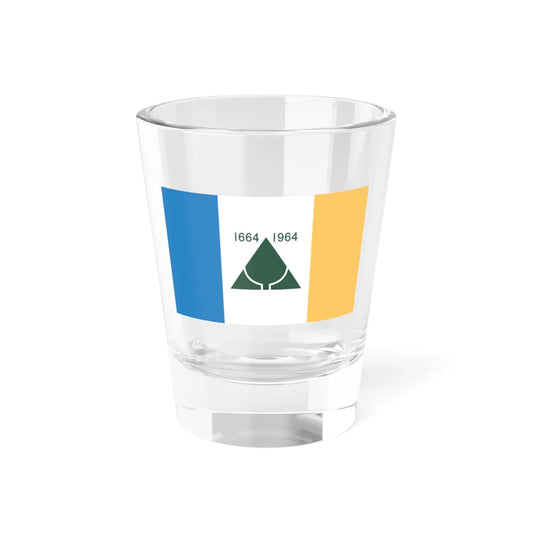 New Jersey Tricentennial Flag (United States) Shot Glass 1.5oz 1.5oz - Go Mug Yourself