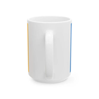 New Jersey Tricentennial Flag (United States) White Coffee Mug - Go Mug Yourself