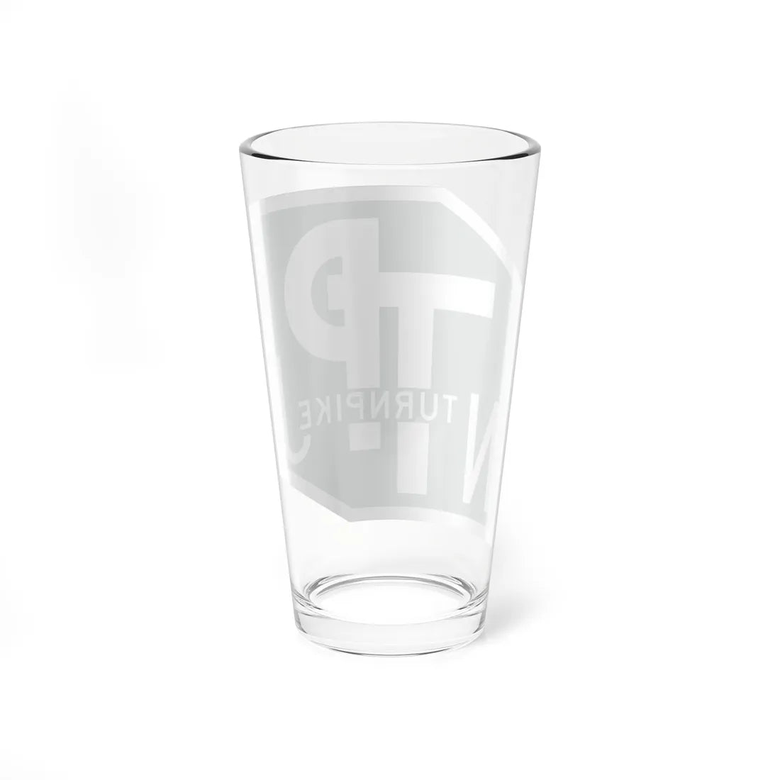 New Jersey Turnpike Shield (New Jersey) (Road Sign) Pint Glass 16oz - Go Mug Yourself