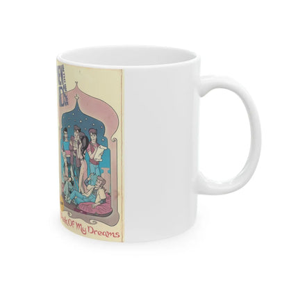 NEW KIDS ON THE BLOCK CARTOON SHEIK OF MY DREAMS (VHS COVER) - White Coffee Mug-Go Mug Yourself