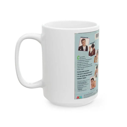 NEW KIDS ON THE BLOCK HANGIN TOUGH (VHS COVER) - White Coffee Mug - Go Mug Yourself