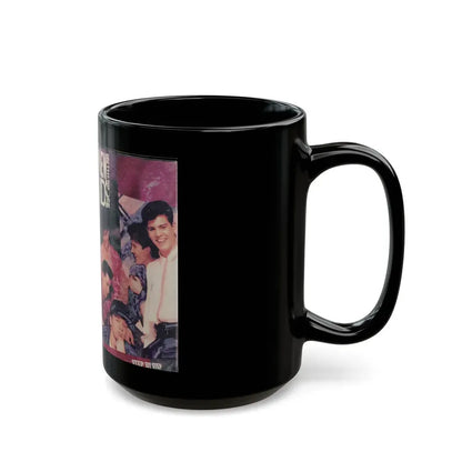 New Kids on The Block Step By Step (VHS COVER) - Black Coffee Mug - Go Mug Yourself