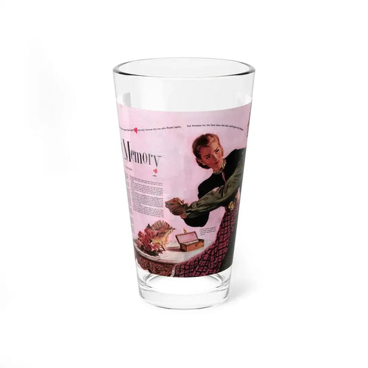 New Memory, Woman's Home Companion, May 1948 (Magazine Illustration) Pint Glass 16oz 16oz - Go Mug Yourself