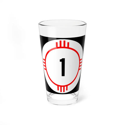 New Mexico 1 (New Mexico) (Road Sign) Pint Glass 16oz 16oz - Go Mug Yourself