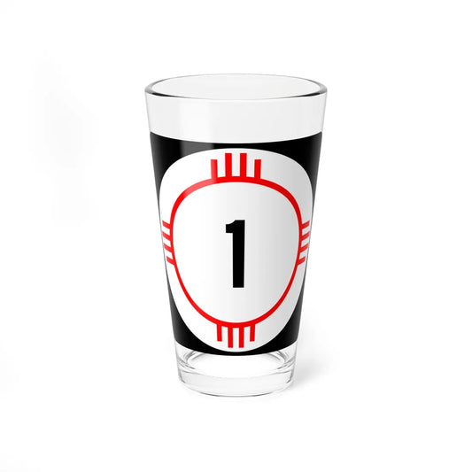 New Mexico 1 (New Mexico) (Road Sign) Pint Glass 16oz 16oz - Go Mug Yourself