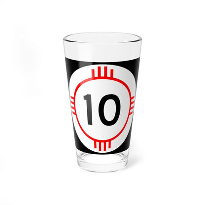 New Mexico 10 (New Mexico) (Road Sign) Pint Glass 16oz 16oz - Go Mug Yourself