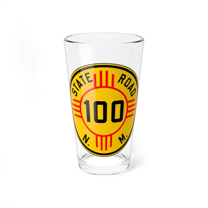 New Mexico 100 1932 (New Mexico) (Road Sign) Pint Glass 16oz - Go Mug Yourself