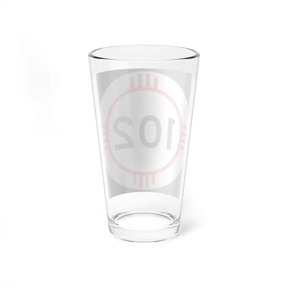 New Mexico 102 (New Mexico) (Road Sign) Pint Glass 16oz - Go Mug Yourself