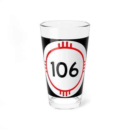 New Mexico 106 (New Mexico) (Road Sign) Pint Glass 16oz 16oz - Go Mug Yourself