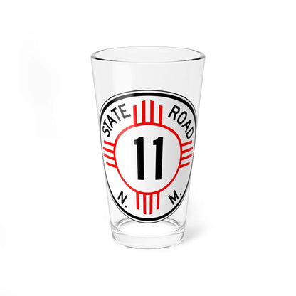 New Mexico 11 1952 (New Mexico) (Road Sign) Pint Glass 16oz 16oz - Go Mug Yourself