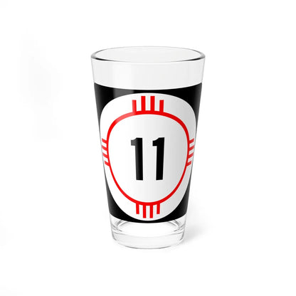 New Mexico 11 (New Mexico) (Road Sign) Pint Glass 16oz 16oz - Go Mug Yourself