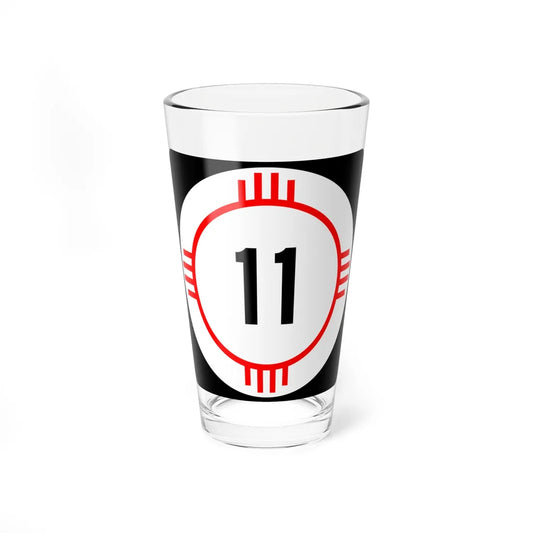New Mexico 11 (New Mexico) (Road Sign) Pint Glass 16oz 16oz - Go Mug Yourself