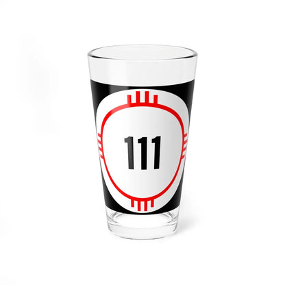 New Mexico 111 (New Mexico) (Road Sign) Pint Glass 16oz 16oz - Go Mug Yourself