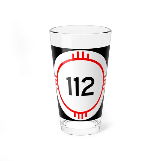 New Mexico 112 (New Mexico) (Road Sign) Pint Glass 16oz 16oz - Go Mug Yourself