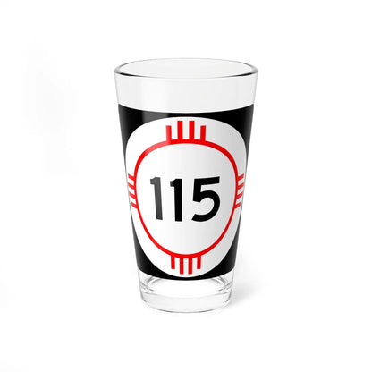 New Mexico 115 (New Mexico) (Road Sign) Pint Glass 16oz 16oz - Go Mug Yourself