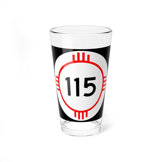New Mexico 115 (New Mexico) (Road Sign) Pint Glass 16oz 16oz - Go Mug Yourself